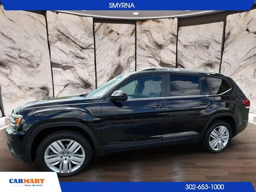 Black 2019 Volkswagen Atlas 3.6L SE w/Technology