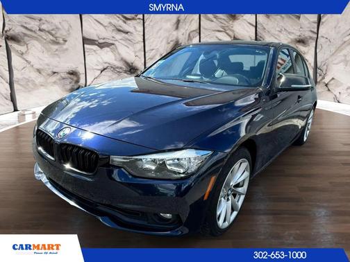 Blue 2016 BMW 320 i