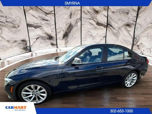 Blue 2016 BMW 320 i