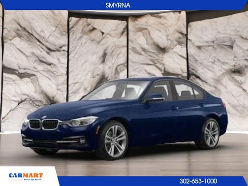 Blue 2016 BMW 320 i