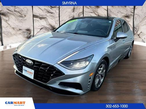 Shimmering Silver Pearl 2021 Hyundai SONATA SEL