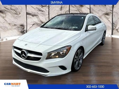 White 2018 Mercedes-Benz CLA 250 4MATIC