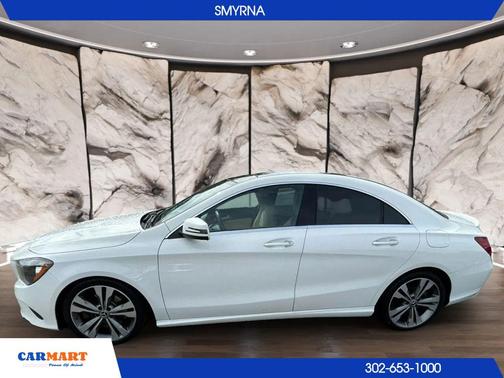 White 2018 Mercedes-Benz CLA 250 4MATIC