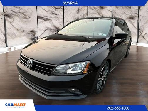 Black Uni 2016 Volkswagen Jetta 1.8T Sport