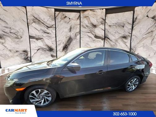 Black 2017 Honda Civic EX