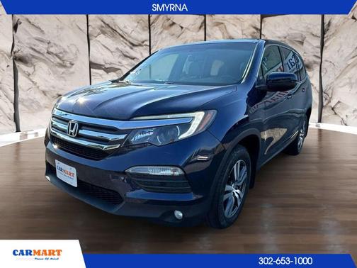 Blue 2017 Honda Pilot EX-L