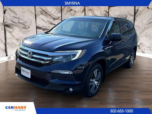 Blue 2017 Honda Pilot EX-L