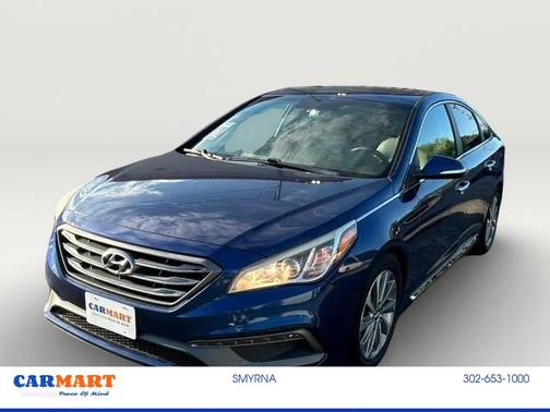 Blue 2017 Hyundai SONATA Sport