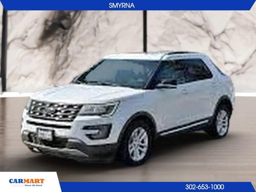 White 2017 Ford Explorer sport