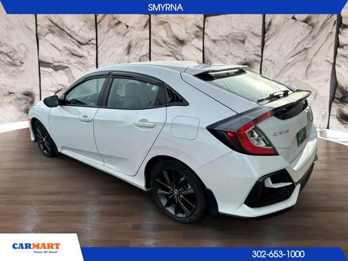 Platinum White Pearl 2021 Honda Civic EX