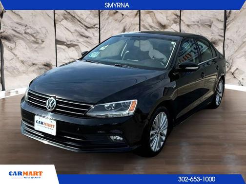 Black Uni 2016 Volkswagen Jetta 1.8T SEL