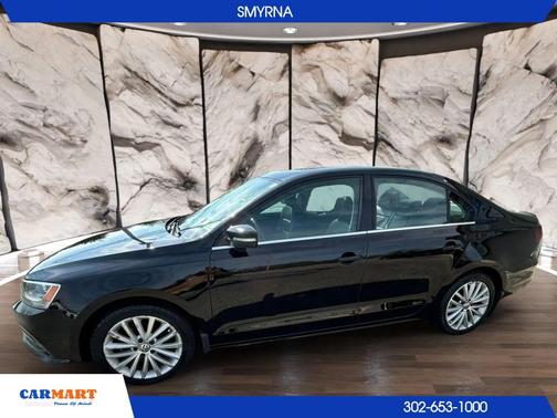 Black Uni 2016 Volkswagen Jetta 1.8T SEL