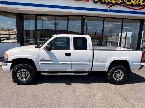 Summit White 2003 GMC Sierra 2500 SLT H/D Extended Cab