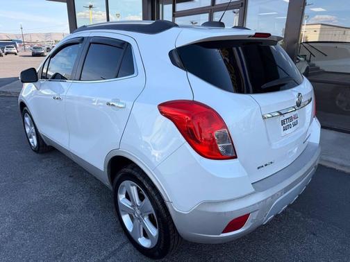 White Pearl Tricoat/Satin Nickel Metallic 2015 Buick Encore Leather