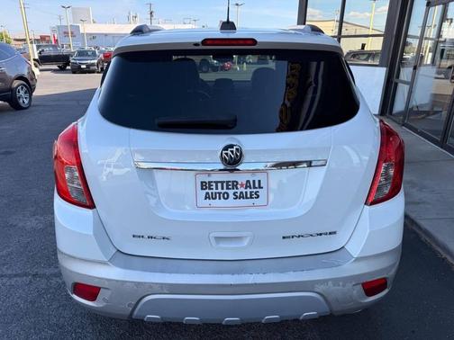 White Pearl Tricoat/Satin Nickel Metallic 2015 Buick Encore Leather