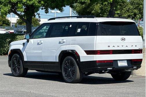 White 2026 Hyundai SANTA FE HEV Calligraphy