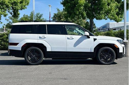 White 2026 Hyundai SANTA FE HEV Calligraphy