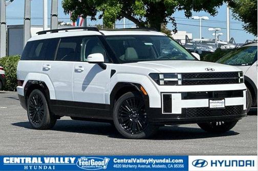 White 2026 Hyundai SANTA FE HEV Calligraphy