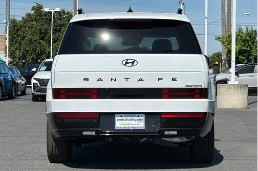 White 2026 Hyundai SANTA FE HEV Calligraphy