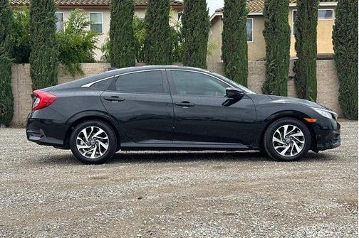 Black 2017 Honda Civic EX