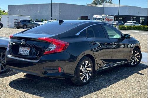 Black 2017 Honda Civic EX