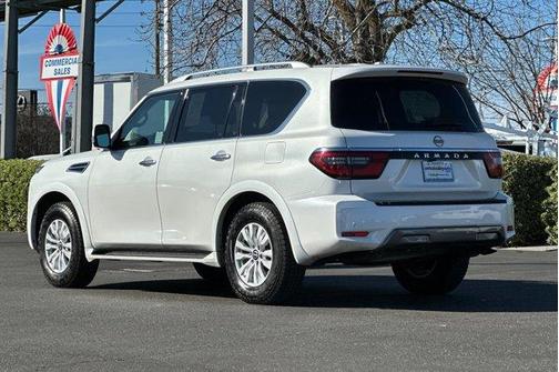 Aspen White Tricoat 2024 Nissan Armada SV
