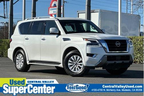 Aspen White Tricoat 2024 Nissan Armada SV