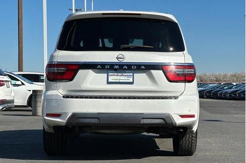 Aspen White Tricoat 2024 Nissan Armada SV