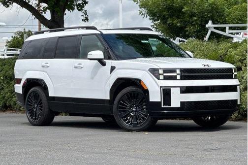 White 2026 Hyundai SANTA FE HEV Calligraphy