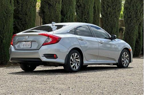 Silver 2018 Honda Civic EX