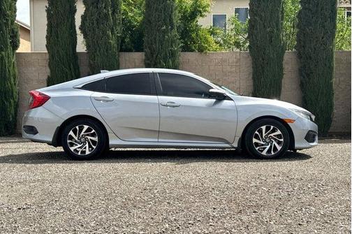 Silver 2018 Honda Civic EX