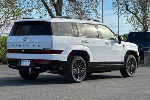 White 2026 Hyundai SANTA FE HEV Calligraphy
