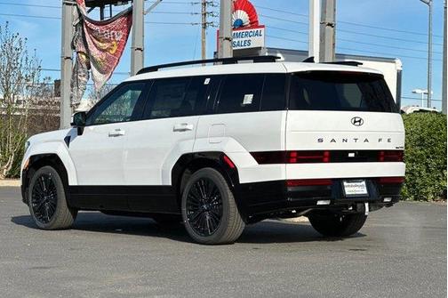 White 2026 Hyundai SANTA FE HEV Calligraphy