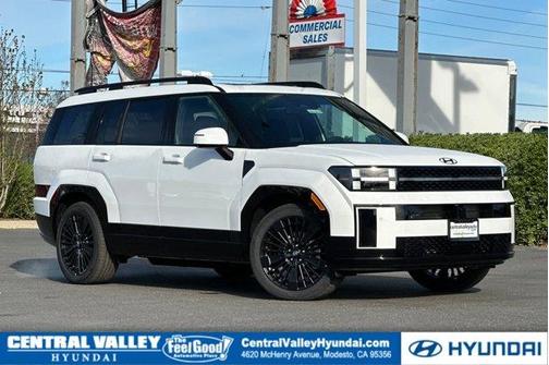 White 2026 Hyundai SANTA FE HEV Calligraphy