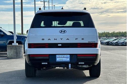 White 2026 Hyundai SANTA FE HEV Calligraphy