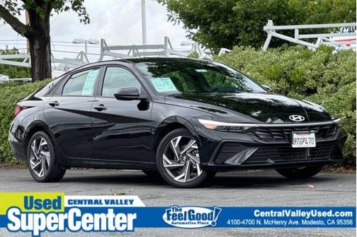 Black 2025 Hyundai ELANTRA HEV SEL