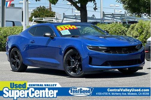 Riverside Blue Metallic 2021 Chevrolet Camaro LT1