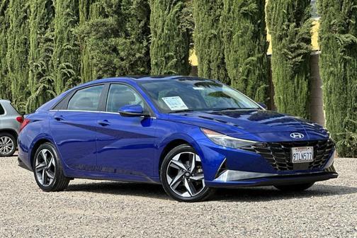 Intense Blue 2023 Hyundai ELANTRA HEV Limited