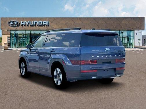 Atlantic Blue 2026 Hyundai SANTA FE HEV SEL