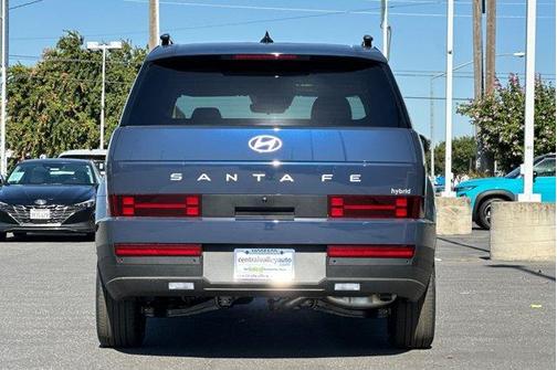 Atlantic Blue 2026 Hyundai SANTA FE HEV SEL