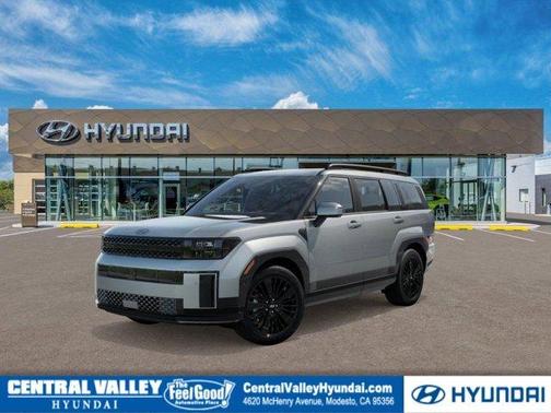 Shimmering Silver 2026 Hyundai SANTA FE HEV Calligraphy