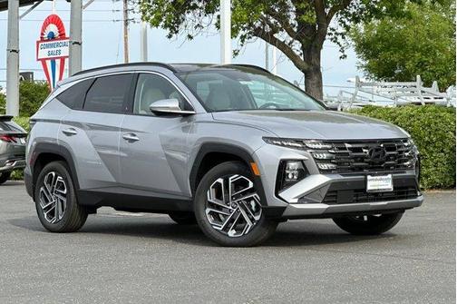 Shimmering Silver 2026 Hyundai TUCSON Hybrid Limited