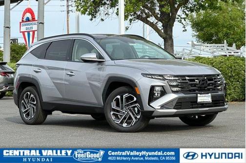 Shimmering Silver 2026 Hyundai TUCSON Hybrid Limited