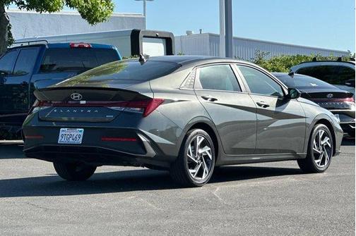Amazon Gray 2025 Hyundai ELANTRA HEV SEL