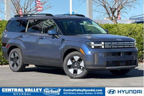 Atlantic Blue 2026 Hyundai SANTA FE HEV SEL