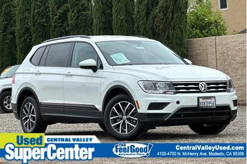 Pure White 2021 Volkswagen Tiguan 2.0T S