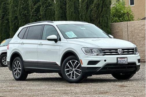 Pure White 2021 Volkswagen Tiguan 2.0T S