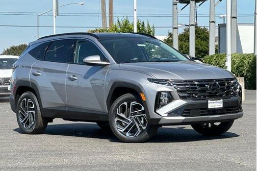 Shimmering Silver 2026 Hyundai TUCSON Hybrid Limited