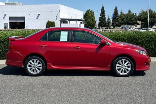 Red 2010 Toyota Corolla