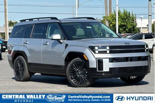 Shimmering Silver 2026 Hyundai SANTA FE HEV Calligraphy